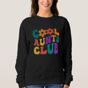 Cool Tantes Club Groovy Retro Bloem Cool Tante Clu Trui