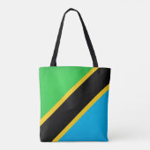 Cool Tanzania Flag Mode Draagtas (Achterkant)