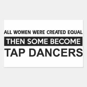 Cool Tap Dancing design Rechthoekige Sticker
