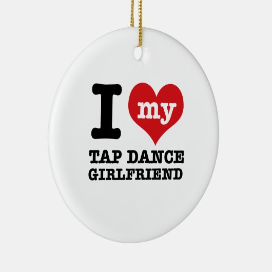 Cool Tap-dansdansen design Keramisch Ornament (Rechts)