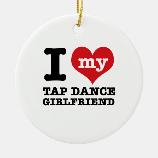 Cool Tap-dansdansen design Keramisch Ornament (Voorkant)