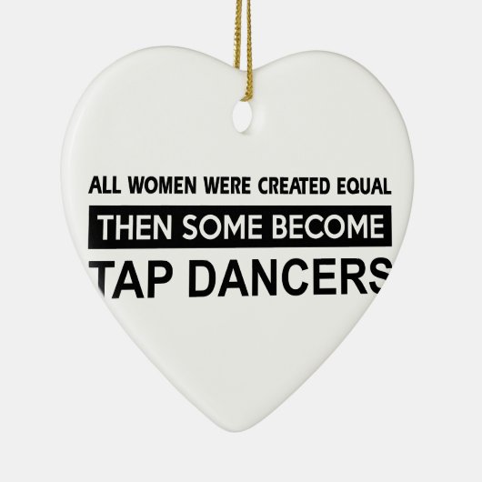 Cool Tap Dansend design Keramisch Ornament (Rechts)