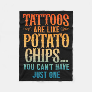 Cool Tattoo Artiest Kunst Voor Mannen Vrouwen Tatt Fleece Deken