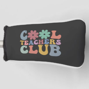 Cool Teacher Club Retro Groovy Terug naar school Golfheadcover