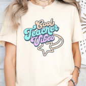 Cool Teacher Vibes Retro Styling Gift T-shirt