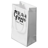 Cool team bruidegom aanpasbaar klein cadeauzakje (Achterkant Gekanteld)