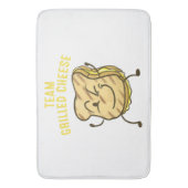 Cool Team Gegrilde Kaas Gift Grappig Squad Toasted Badmat (Voorkant Verticaal)