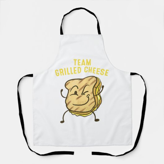 Cool Team Gegrilde Kaas Gift Grappig Squad Toasted Schort (Voorkant)