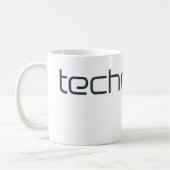Cool Technotekst Techno Tekst Koffiemok (Links)