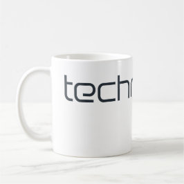 Cool Technotekst Techno Tekst Koffiemok