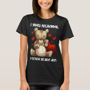 Cool Teddy Bear for Men Plush Stuffed Speelgoed A T-shirt