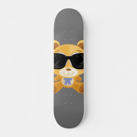 Cool Teddy Bear Skateboard (Voorkant)