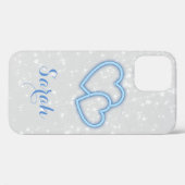 Cool tendance Blue Heart Coque-Mate coque iphone (Verso (horizontal))