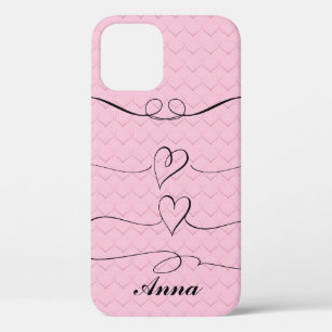 Cool tendance Pink Heart Love Coque-Mate coque iph