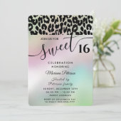 Cool tendance séduisant léopard doux 16 Invitation (Debout devant)