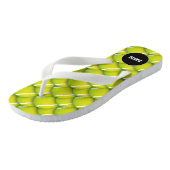 Cool Tennis Pattern Gift Teenslippers (Schuin)