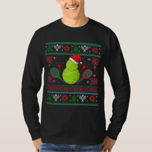 Cool Tennis Santa Hat Vilain Sweat de Noël