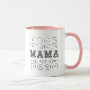 Cool text Boss Mama Modern Elegant Mok