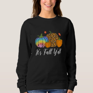 Cool Thanksgiving Het is Herfst Y' All Illustratie Trui