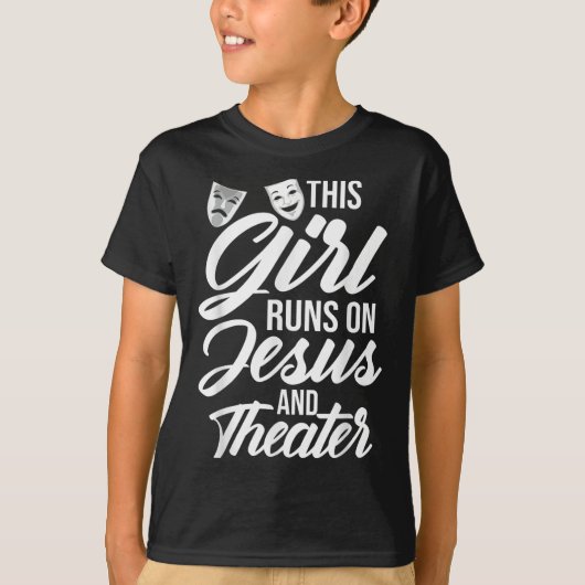 Cool Theater Art For Women Girls Musical Broadway T-shirt (Voorkant)