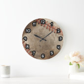 Cool Thème de baseball masculin Horloges murales (Maison)