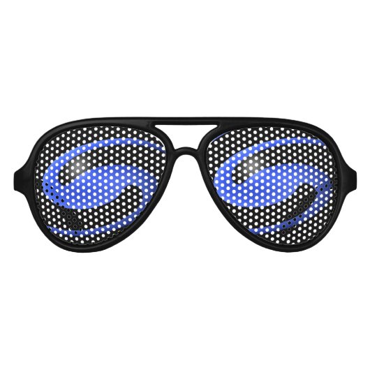 Cool Thin Blue Line Shades Aviator Zonnebril (Voorkant)