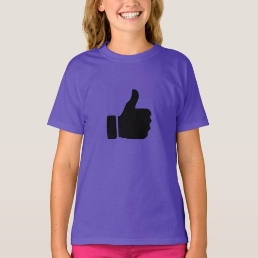 Cool Thumbs Up T-shirt | Thumbs Up LIKE T-shirt (Voorkant)