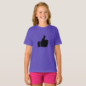 Cool Thumbs Up T-shirt | Thumbs Up LIKE T-shirt (Voorkant volledig)