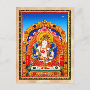 Cool tibetan thangka Dragon King Bodhisattva Briefkaart