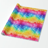 Cool Tie Dye Cadeaupapier (Uitgerold)