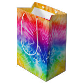 Cool Tie Dye Medium Cadeauzakje (Achterkant Gekanteld)