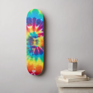 Cool Tie Dye Pattern Skateboard
