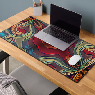 Cool Tiener Retro Abstracte Inspirativiteit Kleurr Bureaumat