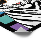 Cool Tiger Costume For Men Women Kids Pattern Tige Poster (Hoek)