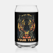 Cool Tiger Face Art Ajouter Votre Propre Texte (Recto)