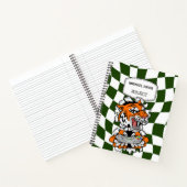 Cool Tiger-gamer met een controller voor videogame Notitieboek (Binnen)