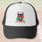 Cool Tiger Gift voor Honkbalspelers Lover Coaches Trucker Pet