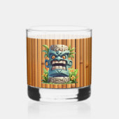 Cool Tiki hoofd party Whisky Glas (Voorkant)
