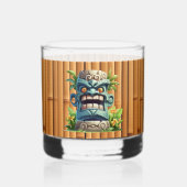 Cool Tiki hoofd party Whisky Glas (Achterkant)
