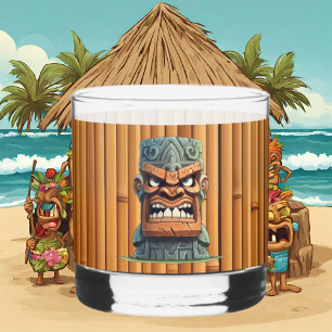 Cool Tiki hoofd party Whisky Glas