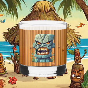 Cool Tiki hoofd party Whisky Glas
