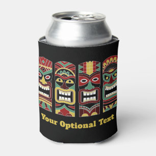Cool Tiki Totems aangepaste tekst koelbox Blikjeskoeler
