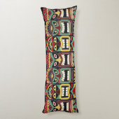 Cool Tiki Totems body pillow Lichaamskussen (Achterkant (Verticaal))