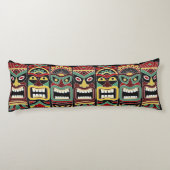 Cool Tiki Totems corps coussin (Dos)