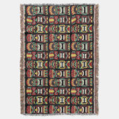 Cool Tiki Totems jeter la couverture (devant Vertical)
