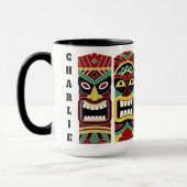 Cool Tiki Totems mokken voor aangepaste namen (Links)