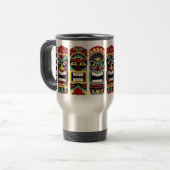 Cool Tiki Totems nom personnalisé tasses (Devant gauche)