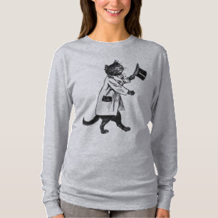 Cool Top Hat Cat  Art T-shirt