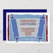 COOL TORAH Bar à thème Bat mitzvah Invitation (Devant / Derrière)