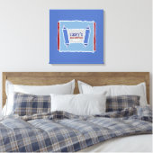 COOL TORAH Bat Bar Mitzvah Sign In Board Canvas Afdruk (Insitu (Slaapkamer))
